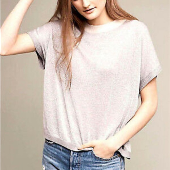 Anthropologie NUMPH amila shine knit sweater top S - Picture 1 of 7